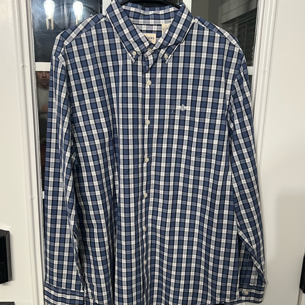 Dockers Plaid Dress Shirt